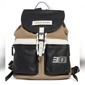 Longchamp Newest Edition Leather Quality Women  Backpack
